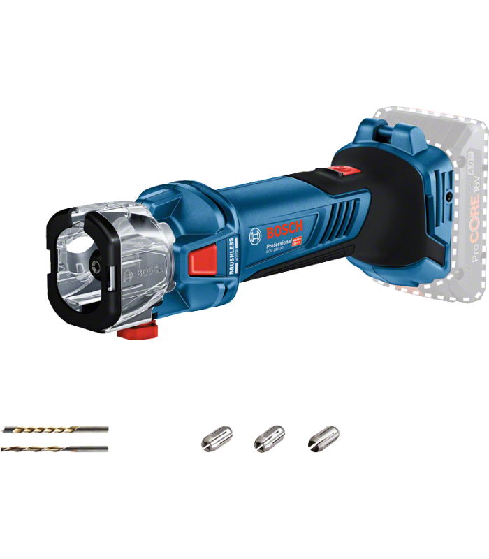 BOSCH Fresatrice verticale a batteria GCU 18V-30 Professional per Cartongesso