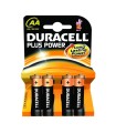 4 Batterie Stilo AA Duracell 1.5V