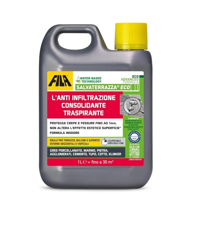 Fila Salvaterrazza ECO Anti Infiltrazione Traspirante Protegge Ripara 1 Litro