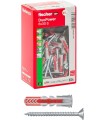 Tasselli Duopower con Vite 6x30 mm 100pz per Muro pieno, Mattone Forato, Cartongesso, 537646