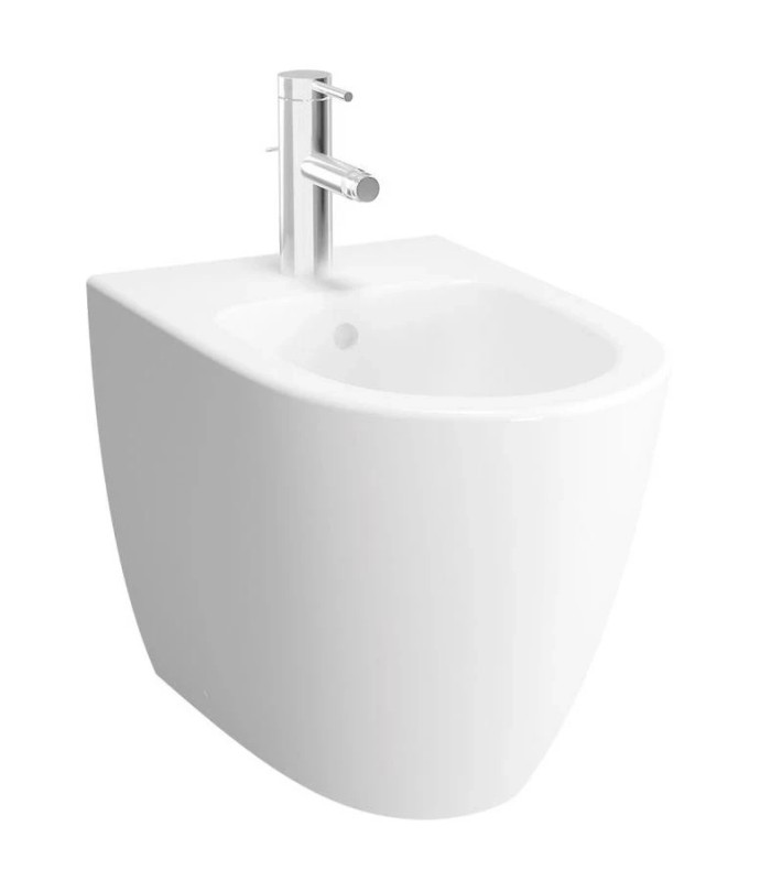 VITRA Bidet bianco opaco filo parete WC Sento