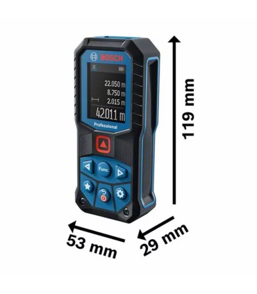 Bosch GLM 50-22 PROFESSIONAL distanziometro laser digitale con cust