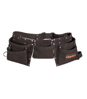Borsa carpentiere professionale in cuoio 8 Tasche