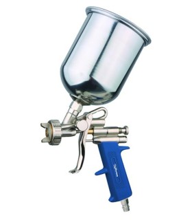 Aerografi P/Vernici Hu-Firma Serbatoio Superiore 600cc Attacco Rapido