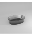 Lavabo rettangolare Habe in Khromalite  L 55 x P 40 x H 12 (interno vasca) | H 14 cm (ingombro totale)