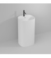 Lavabo Saturno02 freestanding in cristalplant  L 48 x P 44 x H 87 cm
