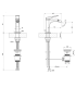 Miscelatore Bidet Ventaglio Gessi cod. 72007031