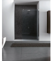 Walk-in 1 lato fisso L. 138/140,5 trasparente profilo cromo lucido spess. 8 mm Disenia
