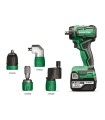 HIKOKI Trapano AVVITATORE con teste intercambiabili - Brushless - 18 V - 5 Ah